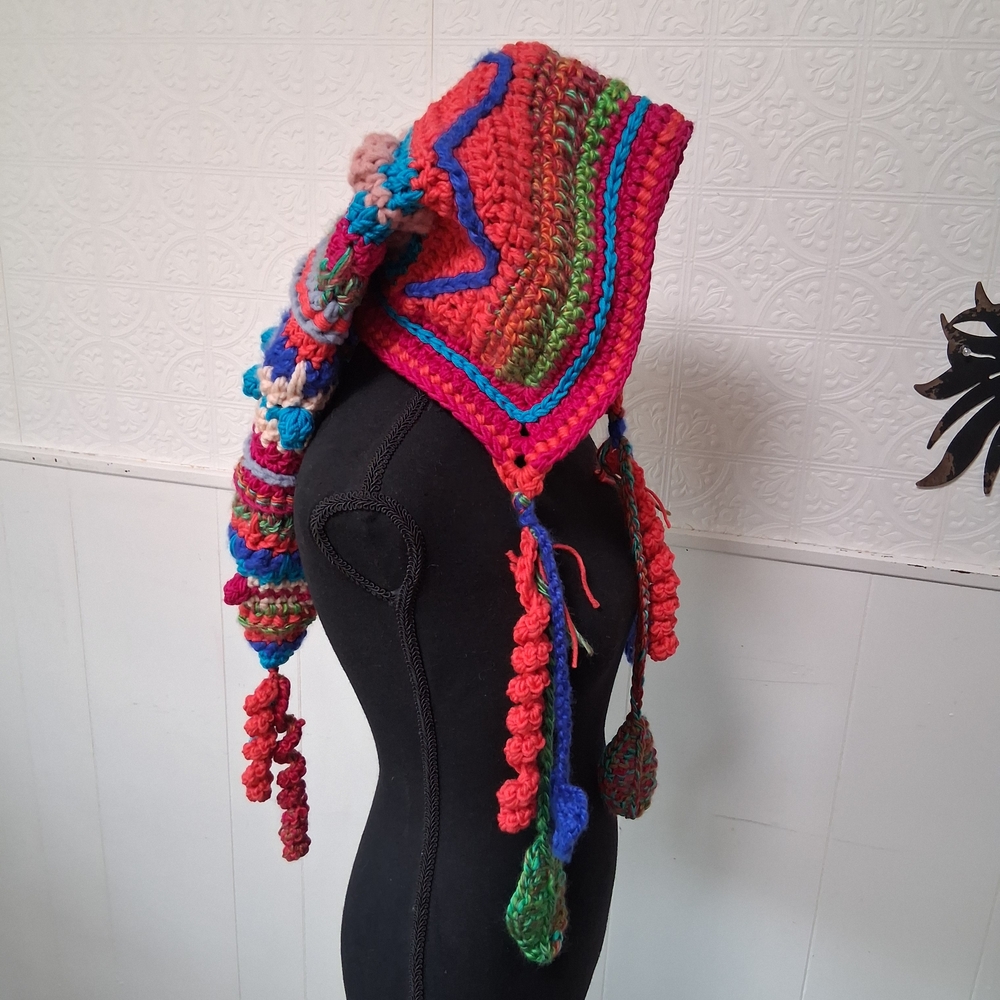 Renaissance Hood, Elf, Druid Fae, Witch, Wizard, Whimsical, Festival, Oversized